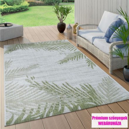 Kültéri-szőnyeg Pálma-dizájn bézs zöld  