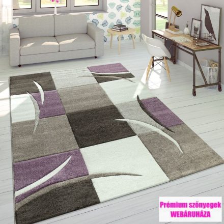 Dizájn szőnyeg pasztell lila 01
